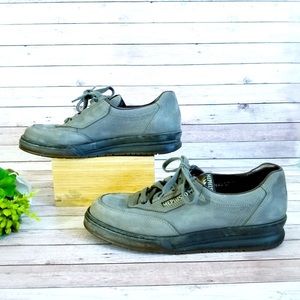 Mephisto Gray Leather Women Air Match Runoff Walking Oxford’s Size 7.5